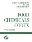 Image for Food Chemicals Codex : First Supplement to the Fifth Edition
