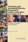 Image for Nurturing and Sustaining Effective Programs in Science Education for Grades K-8