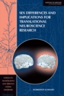 Image for Sex differences and implications for translational neuroscience researach: workshop summary
