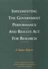 Image for Implementing the Government Performance and Results Act for Research: A Status Report