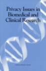 Image for Privacy Issues in Biomedical and Clinical Research