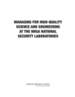 Image for Managing for High-Quality Science and Engineering at the NNSA National Security Laboratories