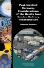 Image for Post-incident recovery considerations of the health care service delivery infrastructure: workshop summary