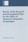 Image for Review of the research and development plan for the Office of Advanced Automotive Technologies