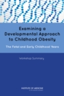 Image for Examining a Developmental Approach to Childhood Obesity : The Fetal and Early Childhood Years: Workshop Summary
