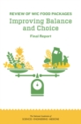Image for Review of WIC food packages: improving balance and choice : final report