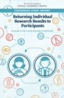 Image for Returning Individual Research Results to Participants: Guidance for a New Research Paradigm