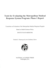 Image for Tools for Evaluating the Metropolitan Medical Response System Program: Phase I Report.