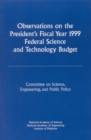 Image for Observations on the President&#39;s fiscal year 1999 federal science and technology budget
