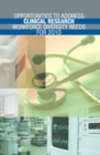 Image for Opportunities to address clinical research workforce diversity needs for 2010
