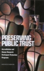 Image for Preserving Public Trust: Accreditation and Human Research Participant Protection Programs.
