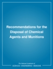 Image for Recommendations for the disposal of chemical agents and munitions