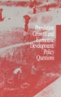 Image for National Academy Press: Population Growth &amp; Economic Development-policy Questions (pr Only)