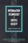 Image for Information technology in the service society: a twenty-first century lever