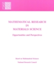 Image for Mathematical research in materials science: opportunities and perspectives