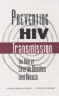 Image for Preventing HIV transmission: the role of sterile needles and bleach