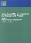 Image for Geotechnical Site Investigations for Underground Projects.