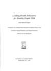 Image for Leading Health Indicators for Healthy People 2010: First Interim Report.