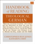 Image for Handbook of reading theological German