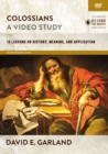 Image for Colossians, A Video Study