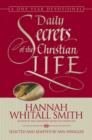 Image for Daily Secrets of the Christian Life