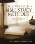 Image for Rick Warren&#39;s Bible Study Methods