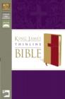 Image for KJV, Thinline Bible, Imitation Leather, Brown/Red
