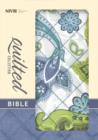 Image for NIV, Quilted Collection Bible, Compact, Hardcover, Blue/Green Cloth