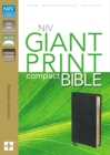 Image for NIV, Giant Print Compact Bible, Giant Print, Premium Leather, Black