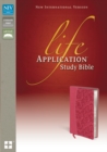 Image for NIV, Life Application Study Bible, Second Edition, Leathersoft, Pink, Red Letter Edition