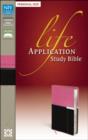 Image for NIV, Life Application Study Bible, Personal Size, Bonded Leather, Black