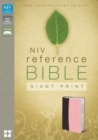 Image for NIV, Reference Bible, Giant Print, Leathersoft, Burgundy/Pink
