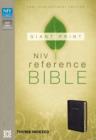 Image for NIV, Reference Bible, Giant Print, Imitation Leather, Black, Indexed