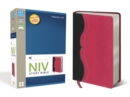 Image for NIV Study Bible, Personal Size, Leathersoft, Gray/Pink, Red Letter Edition