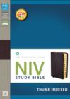 Image for NIV Study Bible, Bonded Leather, Burgundy, Indexed, Red Letter Edition