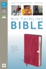 Image for NIV, Thinline Bible, Imitation Leather, Pink, Red Letter Edition