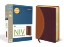 Image for NIV Study Bible, Compact, Leathersoft, Tan/Burgundy, Red Letter