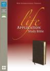 Image for NIV, Life Application Study Bible, Second Edition, Bonded Leather, Brown