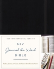 Image for NIV, Journal the Word Bible, Hardcover, Black