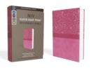 Image for NIV, Super Giant Print Reference Bible, Leathersoft, Pink, Red Letter, Comfort Print