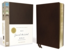 Image for NIV, Journal the Word Bible, Premium Leather, Brown : Reflect on Your Favorite Verses