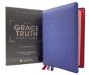 Image for NIV, The Grace and Truth Study Bible (Trustworthy and Practical Insights), Premium Goatskin Leather, Blue, Premier Collection, Black Letter, Art Gilded Edges, Comfort Print