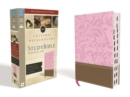 Image for NIV, Cultural Backgrounds Study Bible, Personal Size, Imitation Leather, Pink/Brown, Indexed, Red Letter Edition