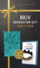 Image for NKJV, Graduation Gift, Bible Pack for Her, Blue, Red Letter