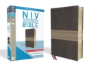 Image for NIV, Thinline Bible, Large Print, Leathersoft, Brown/Tan, Red Letter, Comfort Print