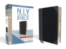 Image for NIV, Thinline Bible, Large Print, Leathersoft, Black/Gray, Red Letter, Comfort Print