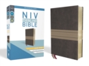 Image for NIV, Thinline Bible, Giant Print, Leathersoft, Brown/Tan, Red Letter, Comfort Print