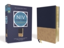 Image for NIV Study Bible, Fully Revised Edition (Study Deeply. Believe Wholeheartedly.), Leathersoft, Navy/Tan, Red Letter, Comfort Print
