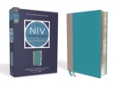 Image for NIV Study Bible, Fully Revised Edition (Study Deeply. Believe Wholeheartedly.), Leathersoft, Teal/Gray, Red Letter, Comfort Print