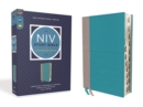 Image for NIV Study Bible, Fully Revised Edition (Study Deeply. Believe Wholeheartedly.), Leathersoft, Teal/Gray, Red Letter, Thumb Indexed, Comfort Print